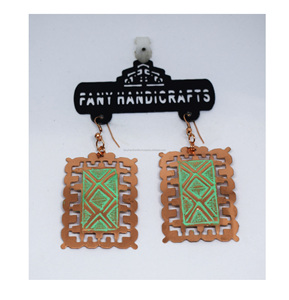 Printemps 2025 Floride bijoux C en forme de résine blanche minimaliste perlé boucles d'oreilles lin robe de soirée bijoux Style coréen Texture mate - Product Image 4