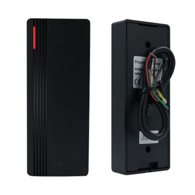 Economic Wireless ABS Wiegand Output Proximity Reader 13.56MHz Mifare Card Access Control RFID Card Reader Waterproof