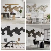 Panneaux muraux acoustiques autocollants - Panneau acoustique insonorisant pour chambre à coucher, bureau à domicile, salon - Solution de conception de modèle 3D