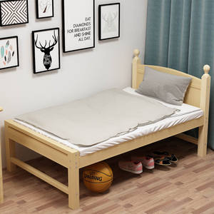 Muebles para Guardería Cama de Madera Económica para Niños con Carruaje para Dormitorio - Product Image 1