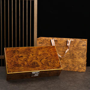 Scatola Regalo per Tè in Cartone Effetto Legno Jin <span class=keywords><strong>Sinan</strong></span>, Solo una Confezione Regalo Senza Contenuto Interno, Può Contenere Tè, Biscotti e Altri Regali - Product Image 4