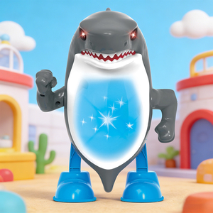 <span class=keywords><strong>Jouet</strong></span> <span class=keywords><strong>robot</strong></span> <span class=keywords><strong>requin</strong></span> dansant électrique avec musique dynamique, lumières LED clignotantes et bras mobiles pour enfants, jeu interactif et amusant - Product Image 6