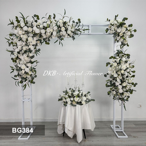 ดอกไม้ประดิษฐ์ DKB ช่อดอกกุหลาบพร้อมใบไม้สีเขียว สำหรับตกแต่งงานแต่งงาน คริสต์มาส อีสเตอร์ ฮาโลวีน และวันแม่ - Product Image 2