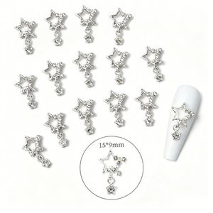 สติ๊กเกอร์ติดเล็บเจล 3 มิติ ลายหัวใจ แบบไม่ต้องอบ สีใสไล่เฉดสีสวยวิ้ง ไม่ต้องใช้ยูวี - Product Image 3