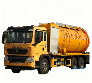 รถดูดสิ่งปฏิกูลแบบสุญญากาศ ยูโร 6 14,000 ลิตร 14 ตัน 6x4 - ป้องกันการระเบิดสำหรับคลังยาฆ่าแมลง - Product Image 4
