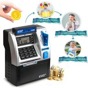 Con Heo Đất Ngân Hàng Tiền Mặt Đồng Xu Có Thể ATM Ngân Hàng Tiền Hộp Điện Tử Đồng Xu Tiền Ngân Hàng Cho Trẻ Em - Product Image 5