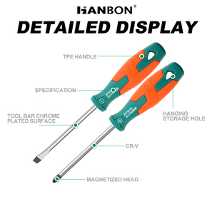 Jeu d'outils de tournevis ménagers 7 pièces fort magnétique fendu Philip Impact Driver Tool Mini jeu de tournevis - Product Image 5