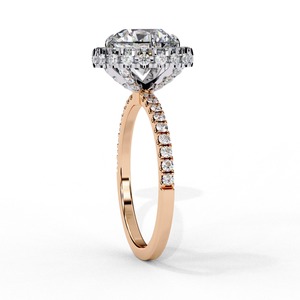 Anillo de diamantes de oro de 18 quilates de la mejor calidad para mujer, elegante joyería de boda y compromiso disponible a precio de mayorista. - Product Image 2