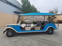 Panneaux solaires RC-03 neufs, voiture électrique classique de tourisme à 8 places, acier Q235B, vitesse maximale de 30-40 km/h, couleur/taille personnalisée, 5-7h