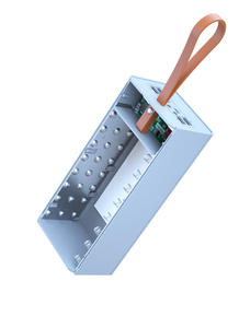 24팩 무납땜 USB 고속 충전 LED 디스플레이 대용량 휴대용 보조 배터리 케이스 <span class=keywords><strong>18650</strong></span> 리튬 배터리 DIY 무선 - Product Image 4