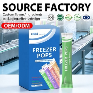 OEM Marque Privée Sucettes Glacées Électrolytiques Sans Sucre : Repulpe Rapidement les Fluides et Électrolytes Perdus - Product Image 1