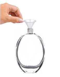 Flacon pulvérisateur en verre vide rechargeable de 30 ml, format voyage, carré plat, à brume fine, pour emballage de parfum vintage - Product Image 3