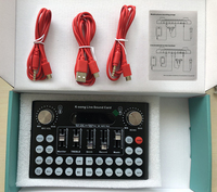 Interface audio USB GAX-F10 2024, microphone de haute qualité pour le jeu et l'enregistrement, compatible avec PC, téléphone portable, carte son en direct
