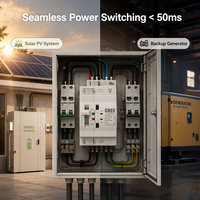 Offre Spéciale CHQ5T 63A 220V Monophasé 2P Prix Usine Commutateur de Transfert Automatique (ATS) Mini Rail DIN Excellent Rapport Qualité-Prix