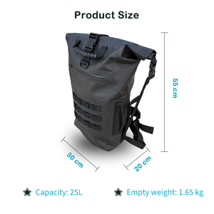 Sacs d'extérieur en nylon avec logo personnalisé pour le sport, la chasse, le camping, la randonnée et les voyages-Sac à dos sec étanche - Product Image 3