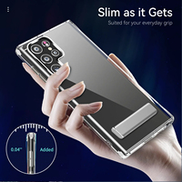 Coque transparente pour téléphone portable avec béquille pour Samsung Galaxy S26 S25 S24 S23 Ultra Plus 22 – Étuis avec support – Produits en dropshipping 2026
