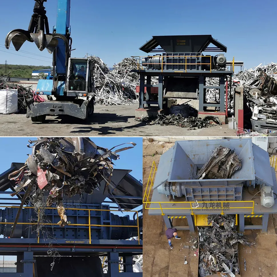 2024 Scrap Metal Recycling Plant Waste Scrap Car Aluminium Shredder Aluminum Recycling Machinery