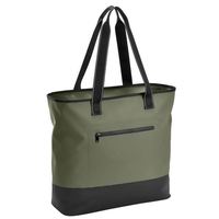 Sac fourre-tout imperméable à fermeture éclair frontale pour la bibliothèque, idéal pour transporter des livres et des lunettes de lecture – Production rapide d'échantillons