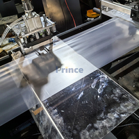 Machine de fabrication de sacs à fermeture éclair entièrement automatique Machine de découpe de scellage à grande vitesse Machine de fabrication de sacs en plastique PE OPP BOPP
