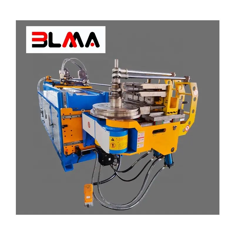 Cnc Automatic 63CNC-6A-MS left and right bend stainless steel pipe round pipe bender hydraulic copper pipe bending machine