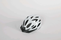 Casque de vélo pour adulte unisexe, PC+EPS, rayé bleu blanc noir, respirant, fermeture, protection de la tête pour le cyclisme
