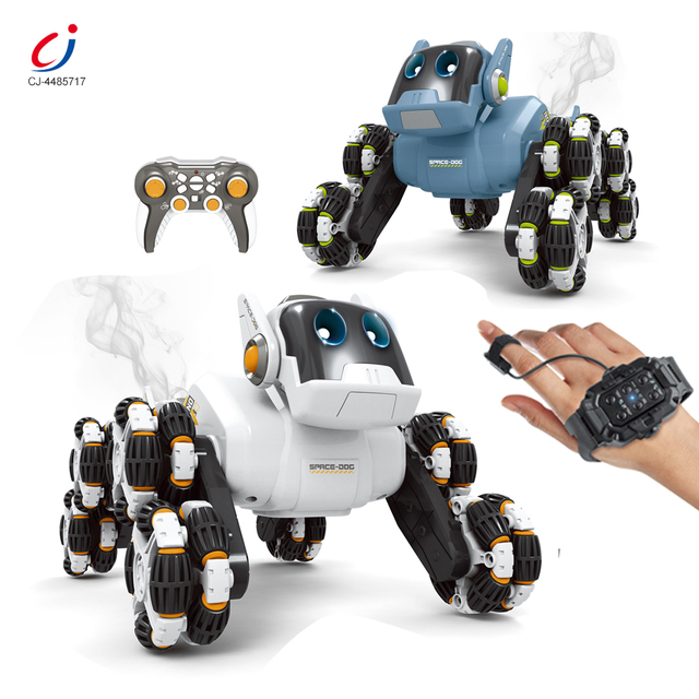 Chengji Dog Children Educational Pet Remote Control Walking Toy Wheel Stunt Robot Pet Dog Toy Led Eye Ear Lights Gesture Sensing