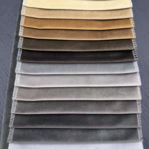 Haute qualité 100% Polyester impression maison déco tissu sueur drapé velours tissu floqué velours tissu - Product Image 4