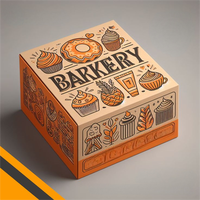 Boîte à emporter pour hamburgers en carton ondulé, écologique, compostable, résistante à l'huile, avec logo personnalisé, taille sur mesure, gaufrage
