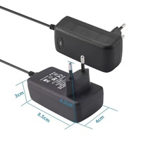 Adaptateur Secteur Universel 24W pour Lampe à Ongles LED avec Prise Multi-Normes et Sortie 12V2A DC/AC pour Ordinateur Portable/PC