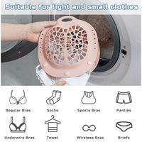 Sac de lavage réutilisable en silicone pour soutien-gorge, sac de protection pour lingerie délicate, sous-vêtements, chaussettes, organisateur pour lavage en machine