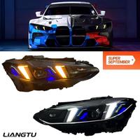 Accessoires automobiles LT V3 Phares de style œil de serpent fumés pour Série 4 G22 G26 G80 G82 2013-2020 Nouveaux 12v Jaune Blanc Ambre DRL