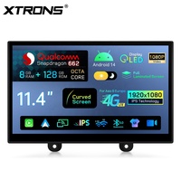 Écran de voiture Android XTRONS 11,4 pouces pour Land Rover Defender, écran QLED incurvé Qualcomm 662, 8+128 Go, double BT 4G, CarPlay sans fil