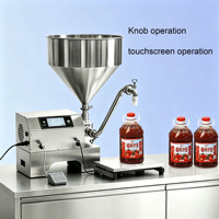 Machine de remplissage automatique de sauces en acier inoxydable de qualité alimentaire de 30 kg, adaptée au remplissage de pâtes