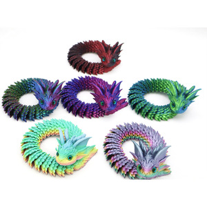 2026 Gzyuyou Figurines créatives d'animaux serpent en PLA imprimées en 3D, délicates, décoratives, objets de collection tendance - Product Image 4