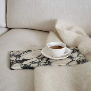 <span class=keywords><strong>Plateau</strong></span> <span class=keywords><strong>de</strong></span> rangement multifonctionnel en marbre naturel <span class=keywords><strong>de</strong></span> Boston, forme irrégulière, écologique, durable, organiseur, attrape-tout, salon - Product Image 4