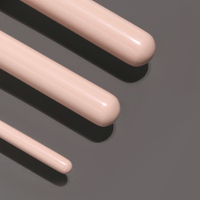 Ensemble de pinceaux de maquillage professionnels logo personnalisé antibactérien nude fond de teint plat pinceau à points fard à paupières sourcils cils pinceau à lèvres