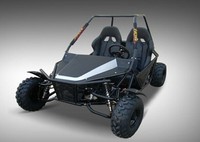 Accessoire d'entraînement à chaîne 2 places pour buggy de karting tout-terrain 200cc et 150cc