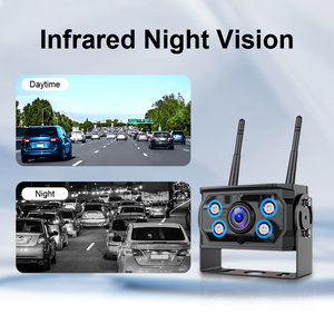 Wireless <b>Camera</b> Monitor Kit System Car Security Rear Vicew 2CH 10.1 Inch Screen DVR BUS Truck Trailer Backup Wireless-10.1-x36-S - Product Image 2