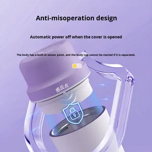 Licuadora para Smoothies de 60W, 650ml, de Acero Inoxidable, Portátil, Venta al Por Mayor - Product Image 4