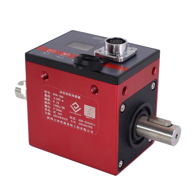 DYN-200 automobile hot sales high accuracy Stainless Steel digital rotating custom Rotary dynamic torque Sensor meter tester