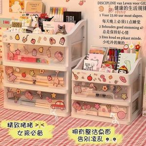 Desktop Cosmetic Storage Box 3 <b>Drawers</b> Transparent Organizer With Lid Dustproof Makeup Organizer <b>Plastic</b> <b>Drawer</b> Style Jewelry - Product Image 4