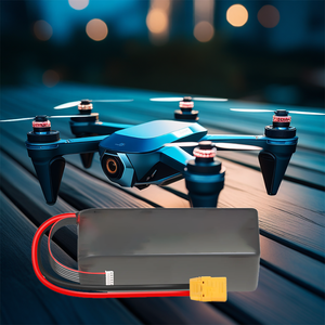 LIPO 6S 22.2V 12S 44.4V 22Ah 5C 10C LiFePO4 Semi batteria allo stato solido per la barca marina UAV RC FPV HV Vtol - Product Image 4