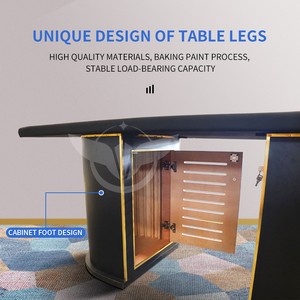 Mesa de Blackjack Moderna Personalizada Premium YH para 7 Jugadores, Semicircular, Hecha a Medida para Uso Doméstico y en Casinos Profesionales de Juegos de Azar y Póker - Product Image 3