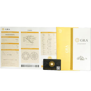 Venta al por Mayor de Moissanita Suelta Goldleaf, Envío Directo, Color D VVS, 3-10 mm, Gemas de Diamante, Corte Brillante Redondo de 8 Corazones y Flechas - Product Image 6