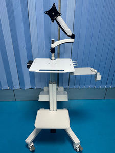 Carrito médico multifuncional de altura ajustable Carro de soporte para computadora portátil Carro ergonómico para Computadora Portátil para estación de enfermería de hospital - Product Image 3