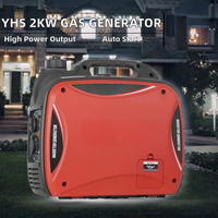 YHS 2,8kW Doppelspannungs-Benzingenerator 110V/220V/380V Luftgekühlt mit Autostart für den Heimgebrauch
