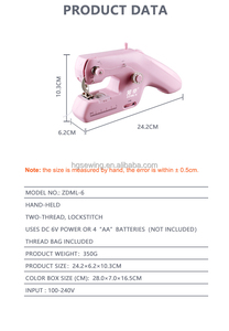 VOF ZDML-6 Nouvelle Innovation GEN SIX Machine à coudre automatique portative pour tissage de perruques - Product Image 5