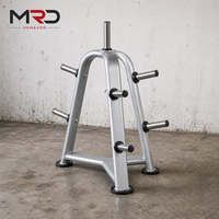 MRD Ensemble de rangement portable de haute qualité pour plaques de poids de barre, organisateur d'équipement de musculation pour salle de sport et usage domestique