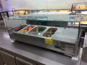 <span class=keywords><strong>Vitrine</strong></span> <span class=keywords><strong>réfrigérée</strong></span> à température unique pour salades, idéale pour les bars à salades et les buffets - Product Image 5