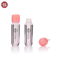 Botol Lip Gloss Kapasitas Kecil Custom, Dispenser Lip Balm, Tabung Lipstik Kosong, Bentuk Unik, Tabung Lip Oil Plastik AS